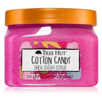 Tree Hut Cotton Candy Shea Sugar Scrub cukros test peeling 510 g