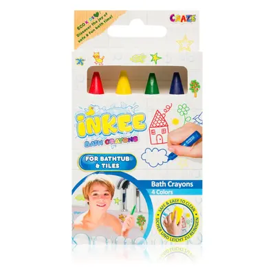 Craze INKEE Bath Crayons színes ceruza fürdőbe 4 db