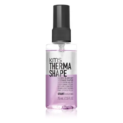 KMS Thermashape Quick Blow Dry formázó védő spray hajra a gyorsabban beszárított hajhoz 75 ml