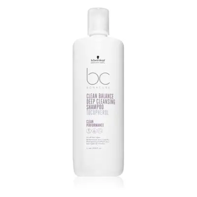 Schwarzkopf Professional BC Bonacure Clean Balance mélyen tisztító sampon 1000 ml