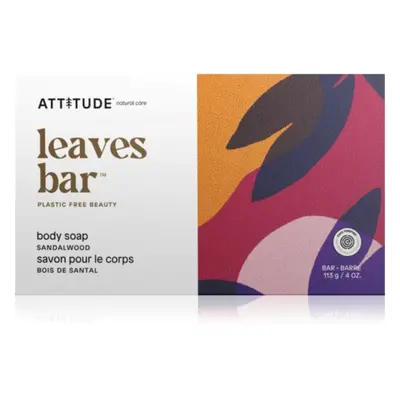 Attitude Leaves Bar Body Soap Szilárd szappan testre Sandalwood 113 g