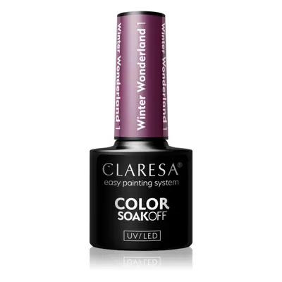 Claresa SoakOff UV/LED Color Winter Wonderland géles körömlakk árnyalat 5 g