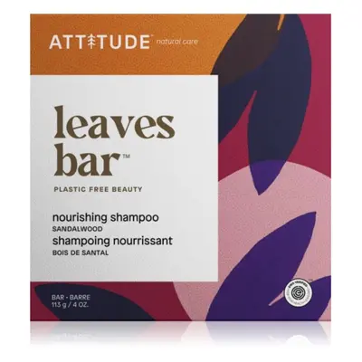 Attitude Leaves Bar Sandalwood szilárd sampon tápláló hatással 113 g