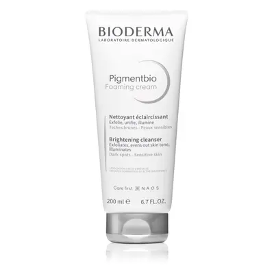 Bioderma Pigmentbio Foaming Cream mélyen tisztító krémes hab fehérítő hatás 200 ml