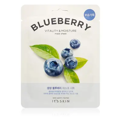 It´s Skin The Fresh Mask Blueberry hidratáló gézmaszk revitalizáló hatású 21 g