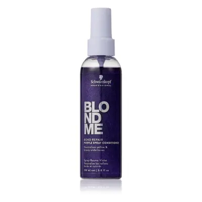 Schwarzkopf Professional Blondme Bond Repair Purple Spray Conditioner lila kondicionáló spray -b