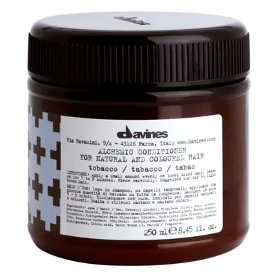 Davines Alchemic Conditioner Tobacco hidratáló kondicionáló a hajszín élénkítéséért 250 ml