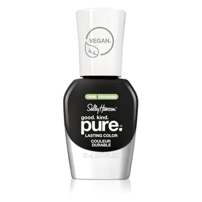 Sally Hansen Good. Kind. Pure. hosszantartó körömlakk feszesítő hatással árnyalat Black Stone 10