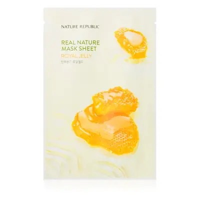 NATURE REPUBLIC Real Nature Royal Jelly Mask Sheet ráncok elleni gézmaszk 23 ml