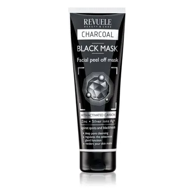 Revuele Charcoal Black Mask tisztító lehúzható maszk a problémás bőrre 80 ml