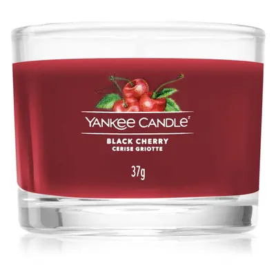 Yankee Candle Black Cherry viaszos gyertya glass 37 g