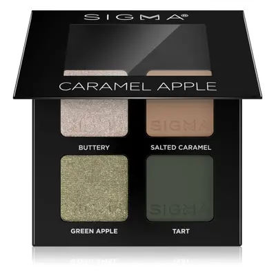 Sigma Beauty Quad szemhéjfesték paletta árnyalat Caramel Apple 4 g