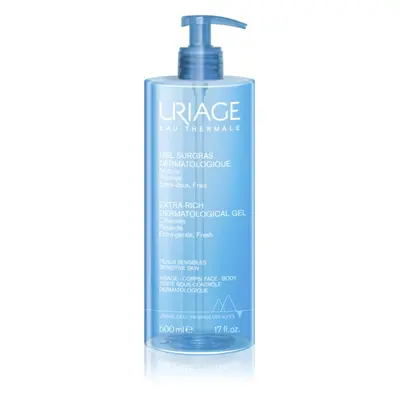 Uriage Hygiène Extra-Rich Dermatological Gel tisztító gél arcra és testre 500 ml