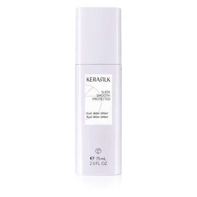 KERASILK Styling Flat Iron Spray hővédő spray hajsütővassal és hajvasalóval kezelt hajra 75 ml