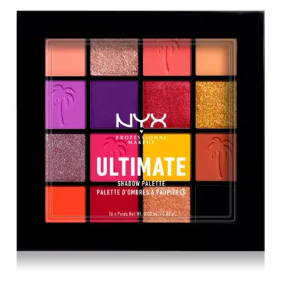 NYX Professional Makeup Ultimate Shadow Palette szemhéjfesték paletta árnyalat 13 - Festival 16 