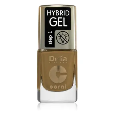 Delia Cosmetics Coral Hybrid Gel géles körömlakk UV/LED lámpa használata nélkül árnyalat 124 11 