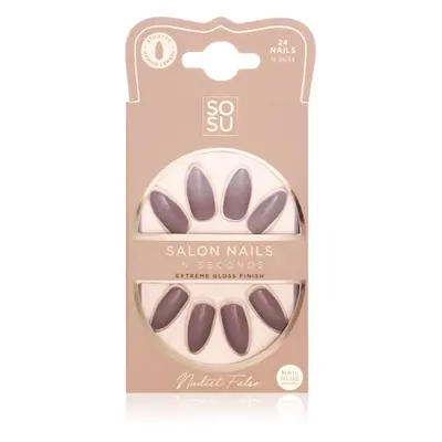 SOSU Cosmetics Salon Nails műköröm árnyalat Nudist 24 db