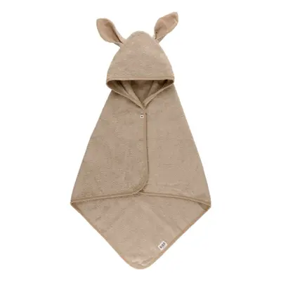 BIBS Kangarooo Hoodie Towel kapucnis törülköző Vanila 65 x 65 mc 1 db