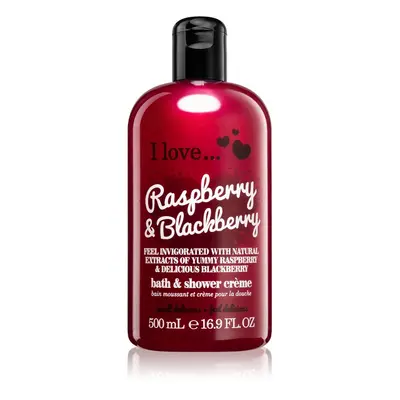 I love... Raspberry & Blackberry tusoló és fürdő krém 500 ml