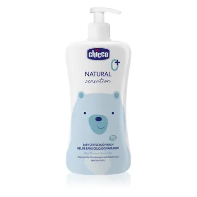 Chicco Natural Sensation Baby gyengéd tisztító gél gyermekeknek születéstől kezdődően 0+ 500 ml