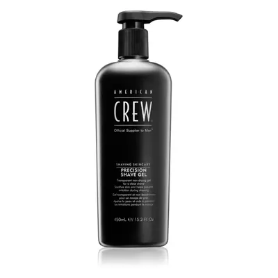 American Crew Shave & Beard Precision Shave Gel borotválkozási gél az érzékeny arcbőrre 450 ml