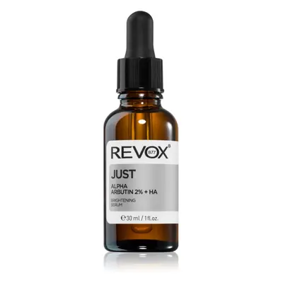 Revox B77 Just Alpha Arbutin 2% + HA élénkítő szérum az arcra és a nyakra 30 ml