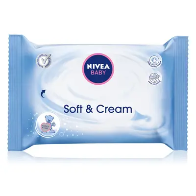 NIVEA BABY Soft & Cream tisztító törlőkendő 57 db