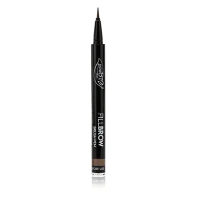 puroBIO Cosmetics Fillbrow szemöldök fixáló árnyalat 02 Soft Brown 0.7 ml