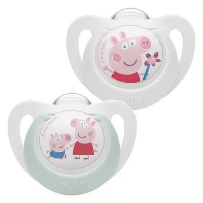 NUK Star Peppa Pig cumi 6-18m 2 db