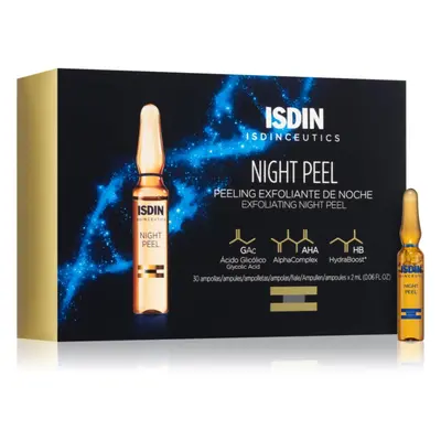 ISDIN Isdinceutics Night Peel hámlasztó peeling szérum ampullákban 30x2 ml