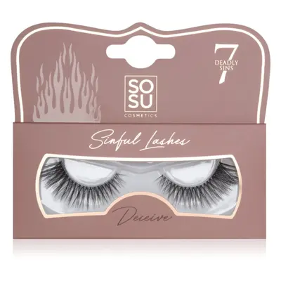 SOSU Cosmetics Deadly Sins Lashes műszempillák Deceive 1 db