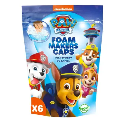 Nickelodeon Paw Patrol Foam Makers Caps habfürdő gyermekeknek 6x16 g