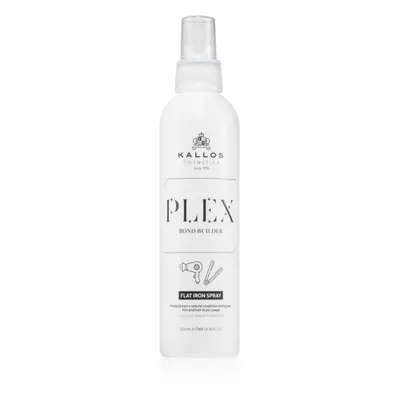 Kallos Plex Flat Iron Spray hővédő spray hajsütővassal és hajvasalóval kezelt hajra sérült, vegy