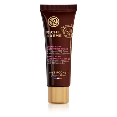 Yves Rocher Riche Créme kézkrém a pigment foltok ellen SPF 20 50 ml