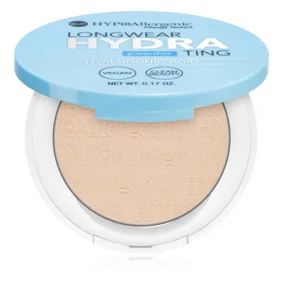 Bell Longwear Hydrating Powder kompakt púder hialuronsavval árnyalat 02 Light Beige 5 g