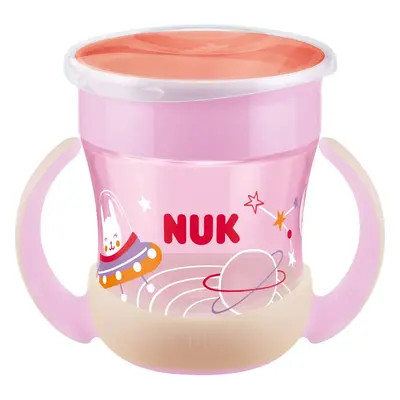 NUK Magic Cup Night bögre fogantyúval 6m+ Pink 160 ml