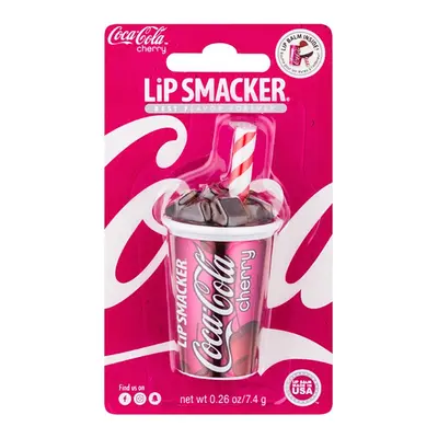 Lip Smacker Coca Cola stílusos ajakbalzsam tégelyben íz Cherry 7.4 g