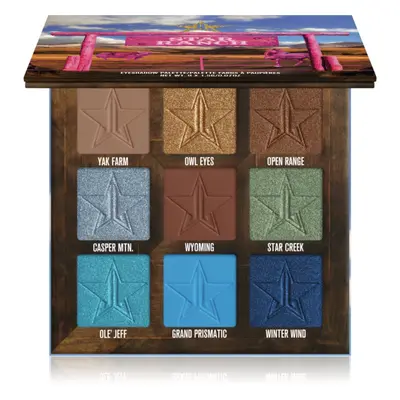 Jeffree Star Cosmetics Star Ranch Mini szemhéjfesték paletta 9x1,5 g