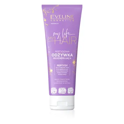 Eveline Cosmetics My Life My Hair mélyregeneráló kondicionáló peptidekkel 250 ml