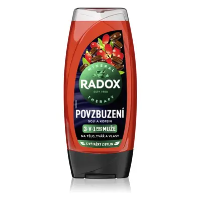 Radox Men Invigorating fürdőgél férfiaknak 3 az 1-ben 225 ml