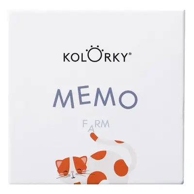 Kolorky Memo Game Farm Memóriajáték 20 db