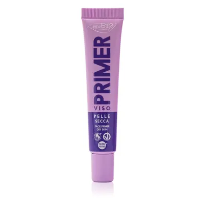 puroBIO Cosmetics Primer sminkalap a make-up alá száraz bőrre 15 ml