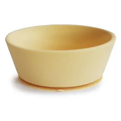 Mushie Silicone Suction Bowl szilikon tálka tapadókoronggal Daffodil 1 db