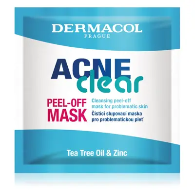 Dermacol Acne Clear tisztító lehúzható maszk a problémás bőrre 8 ml