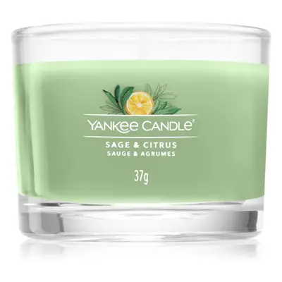 Yankee Candle Sage & Citrus viaszos gyertya Signature 37 g