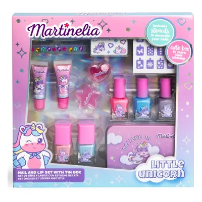 Martinelia Little Unicorn Nail&Lip SET With Tinbox szett gyermekeknek 3+