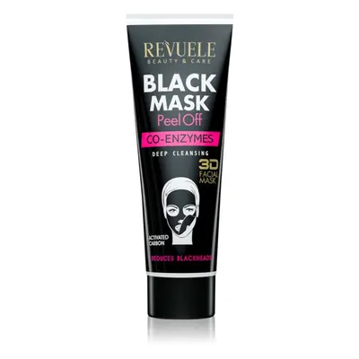 Revuele Black Mask Peel Off Co-Enzymes lehúzható maszk a mitesszerek ellen 80 ml