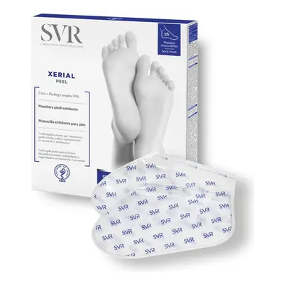 SVR Xérial Exfoliating Foot Mask bőrhámlasztó zokni a láb bőrének puhítására és hidratálására 1 