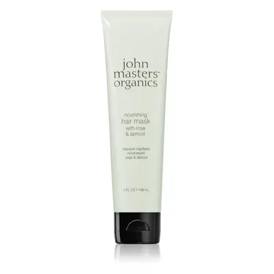 John Masters Organics Rose & Apricot Hair Mask tápláló hajmaszk 148 ml