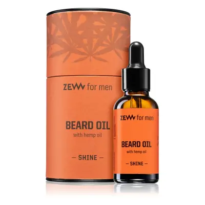 Zew For Men Beard Oil with Hemp Oil szakáll olaj kender olajjal Shine 30 ml